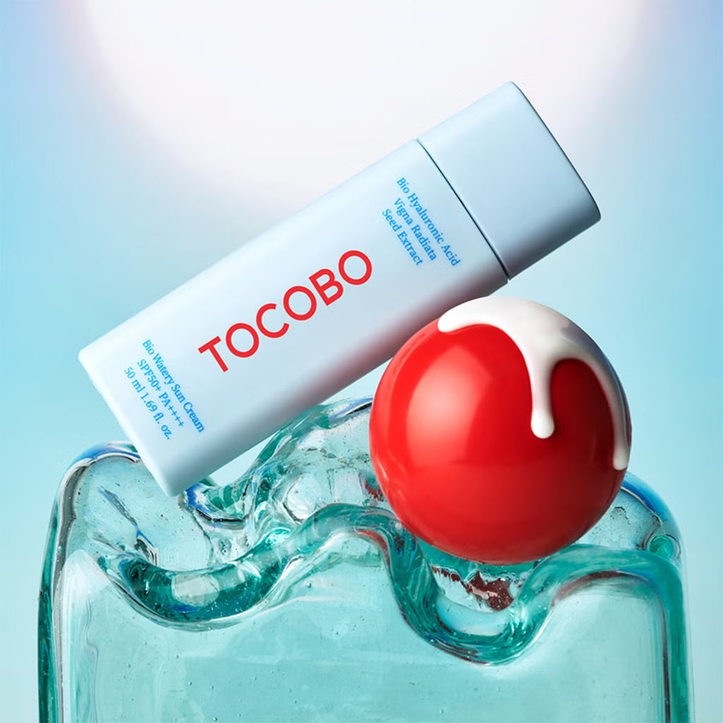 TOCOBO Bio Watery Sun Cream SPF 50+ PA++++ – Hydrating Lightweight Korean Sunscreen for Sensitive Skin