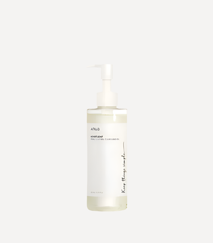 Anua Heartleaf Pore Control Cleansing Oil (200ml) – Gentle Makeup Remover and Pore-Cleansing Oil with Heartleaf Extract for Clear Skin