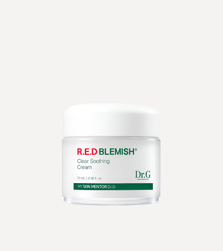 DR.G R.E.D Blemish Clear Soothing Cream (70ml) – Gentle Moisturizing Cream for Calming Redness and Strengthening Sensitive Skin Barrier
