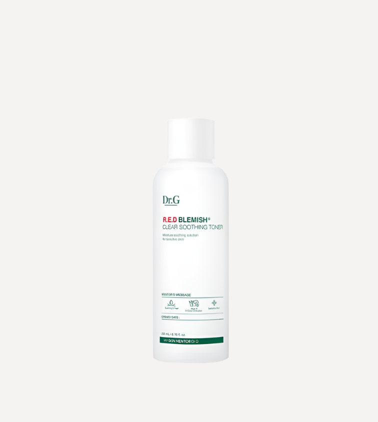 DR.G R.E.D Blemish Clear Soothing Toner (200ml) – Calming and Hydrating Toner for Sensitive and Acne-Prone Skin
