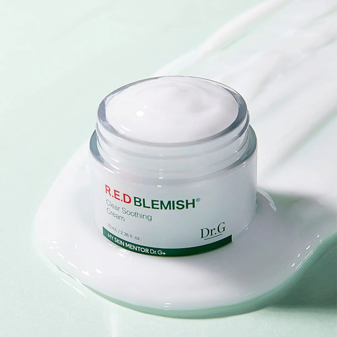 DR.G R.E.D Blemish Clear Soothing Cream (70ml) – Gentle Moisturizing Cream for Calming Redness and Strengthening Sensitive Skin Barrier