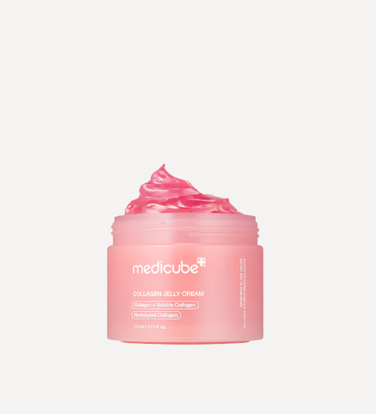 MEDICUBE Collagen Jelly Cream (110ml) – Lightweight Hydrating Cream with Collagen for Firm and Supple Skin