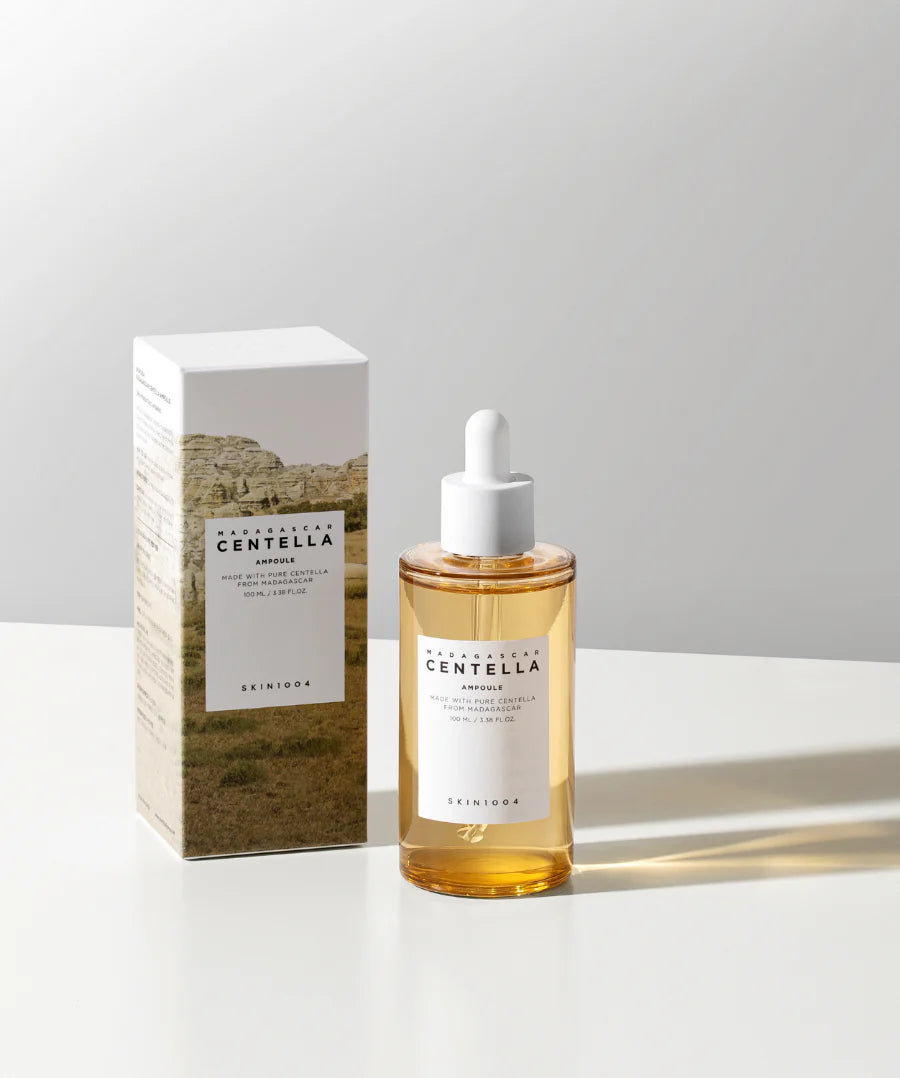 SKIN1004 Madagascar Centella Ampoule (100ml) – Calming and Repairing Serum with 100% Centella Asiatica Extract for Sensitive and Irritated Skin