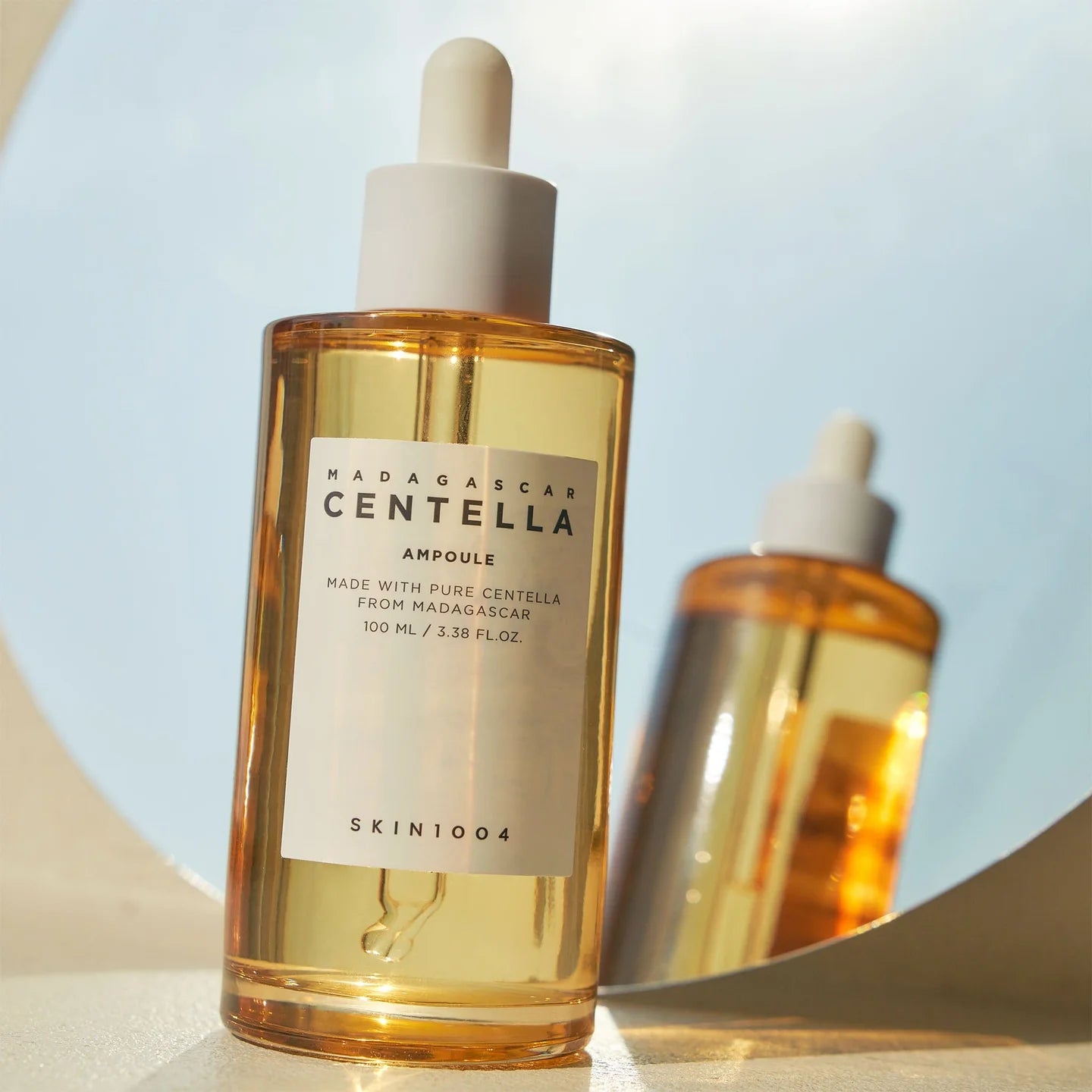 SKIN1004 Madagascar Centella Ampoule (100ml) – Calming and Repairing Serum with 100% Centella Asiatica Extract for Sensitive and Irritated Skin