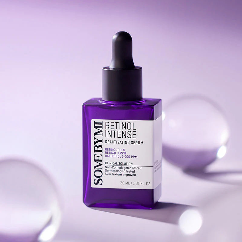 SOMEBYMI Retinol Intense Reactivating Serum (30ml) – Anti-Aging Face Serum with Retinol for Fine Lines, Elasticity & Skin Renewal