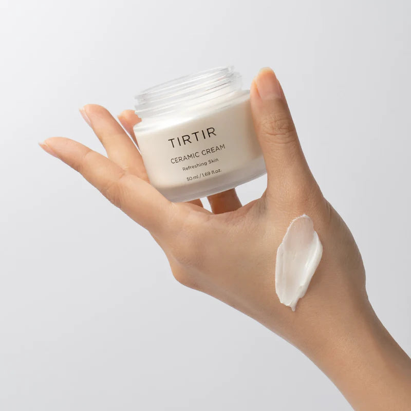 TIRTIR Ceramic Cream (50ml) – Moisturizing and Skin Barrier Repair Cream for Sensitive and Dry Skin