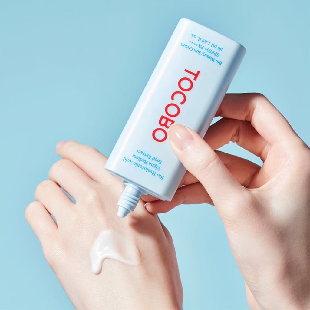 TOCOBO Bio Watery Sun Cream SPF 50+ PA++++ – Hydrating Lightweight Korean Sunscreen for Sensitive Skin